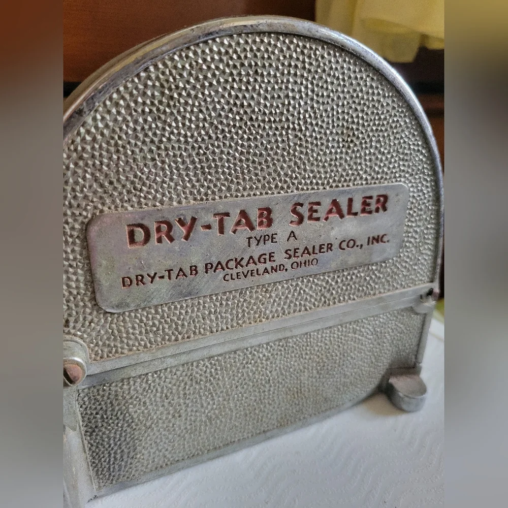 Vintage Lester Dry-Tab Industrial Package Sealer Dispenser